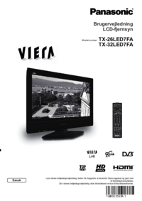 Per vedere il documento Panasonic TX32LED7FA Istruzioni per gli Interventi